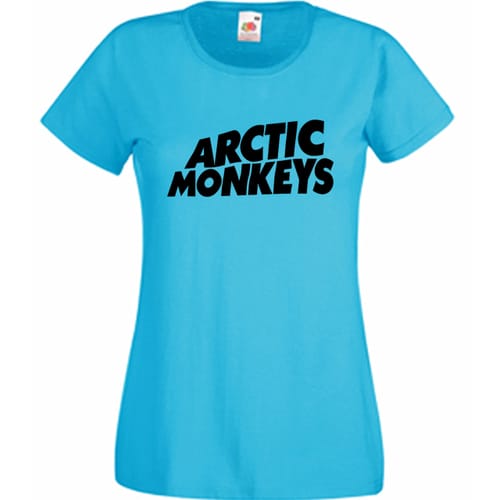 Дамска памучна тениска с текст: Arctic Monkeys